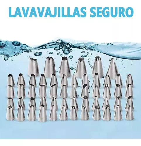 BOQUILLAS PARA DECORAR PASTELES 106 PIEZAS