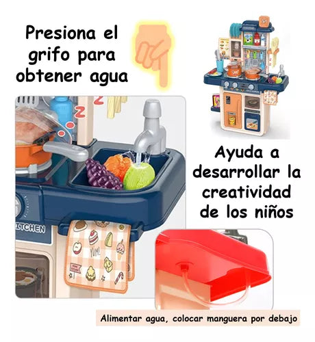 Cocinita infantil con luz y sonido 47x63cm