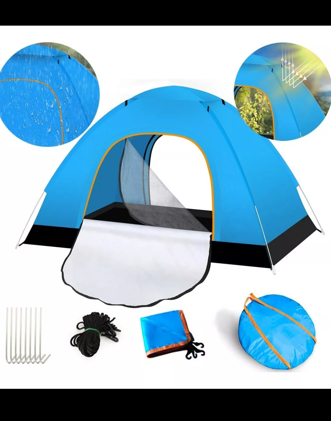 Casa de acampar 2x2m