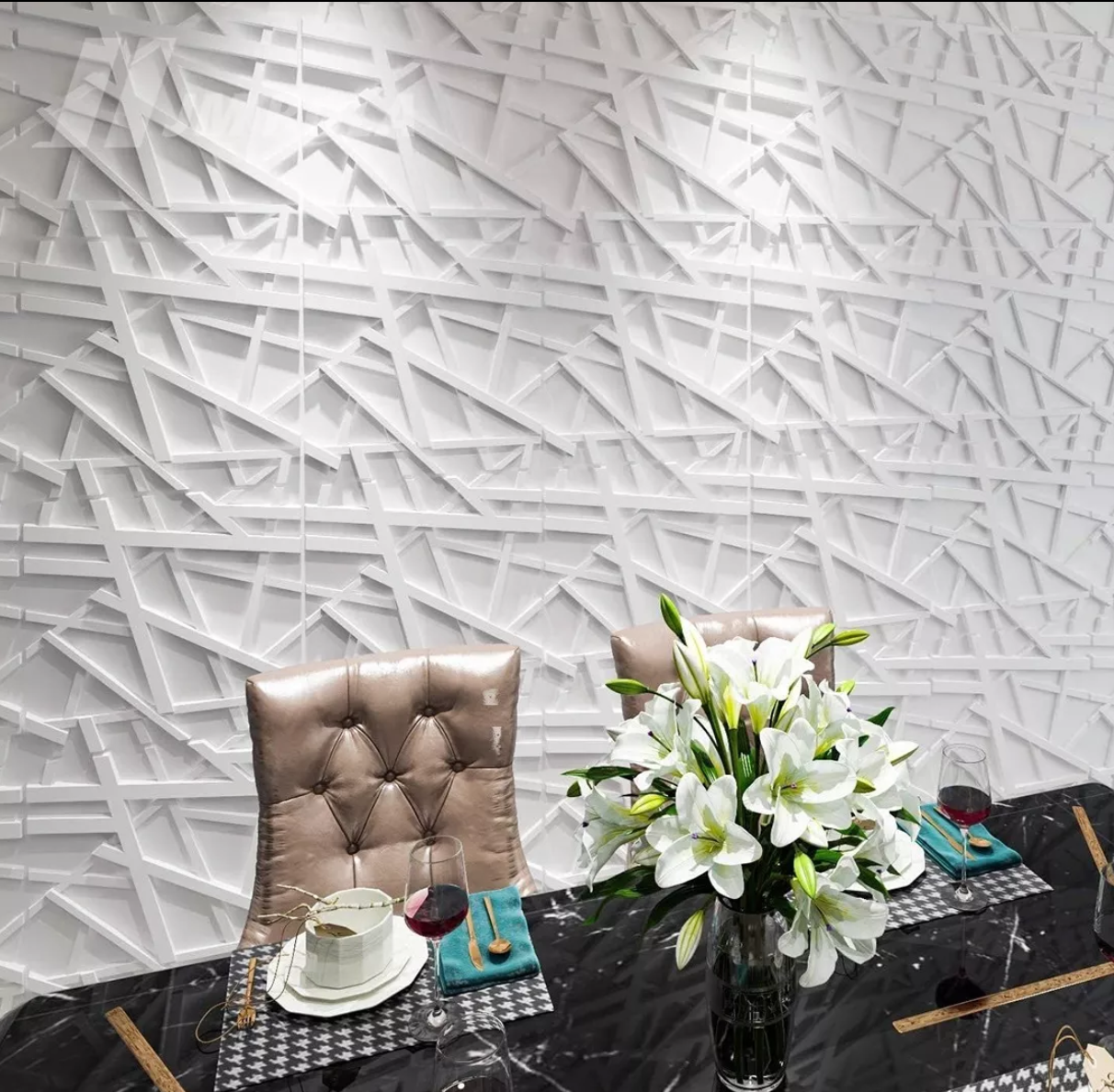 Paneles Decorativos PVC 50x50 Cm