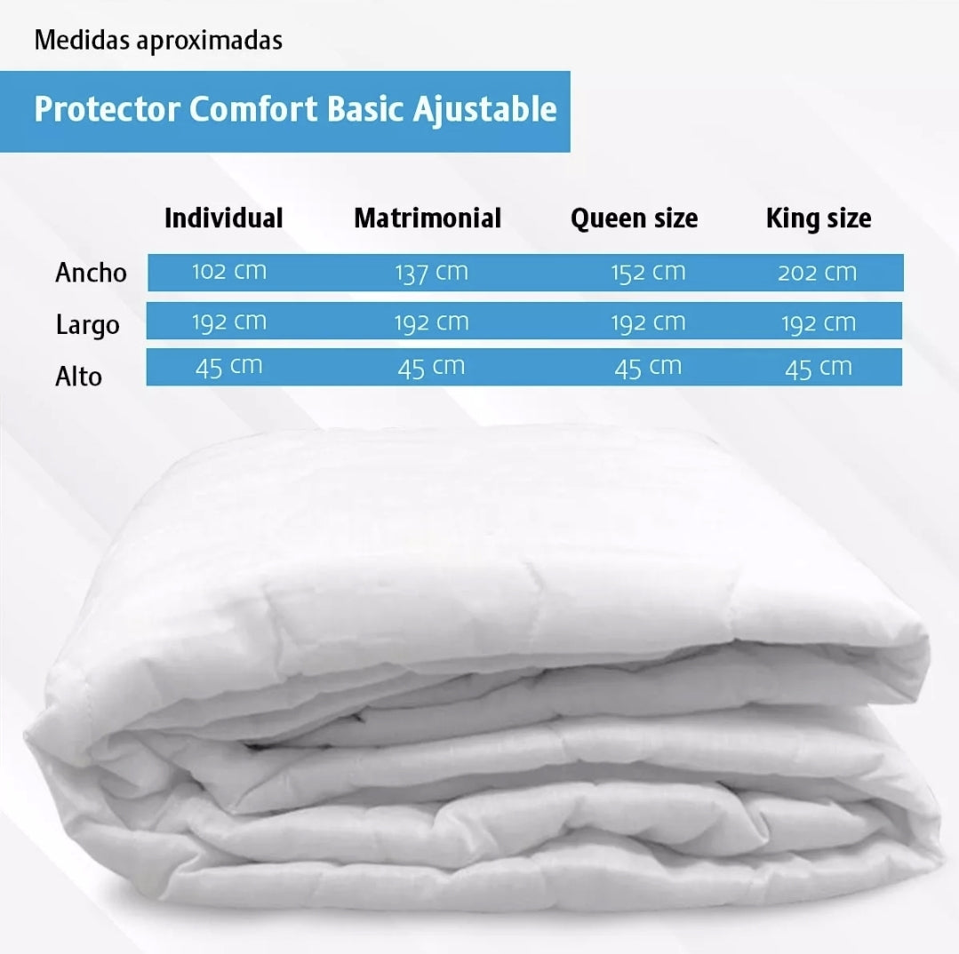 Protector cubre colchón Spring Air Comfort Basic 100% impermeable
