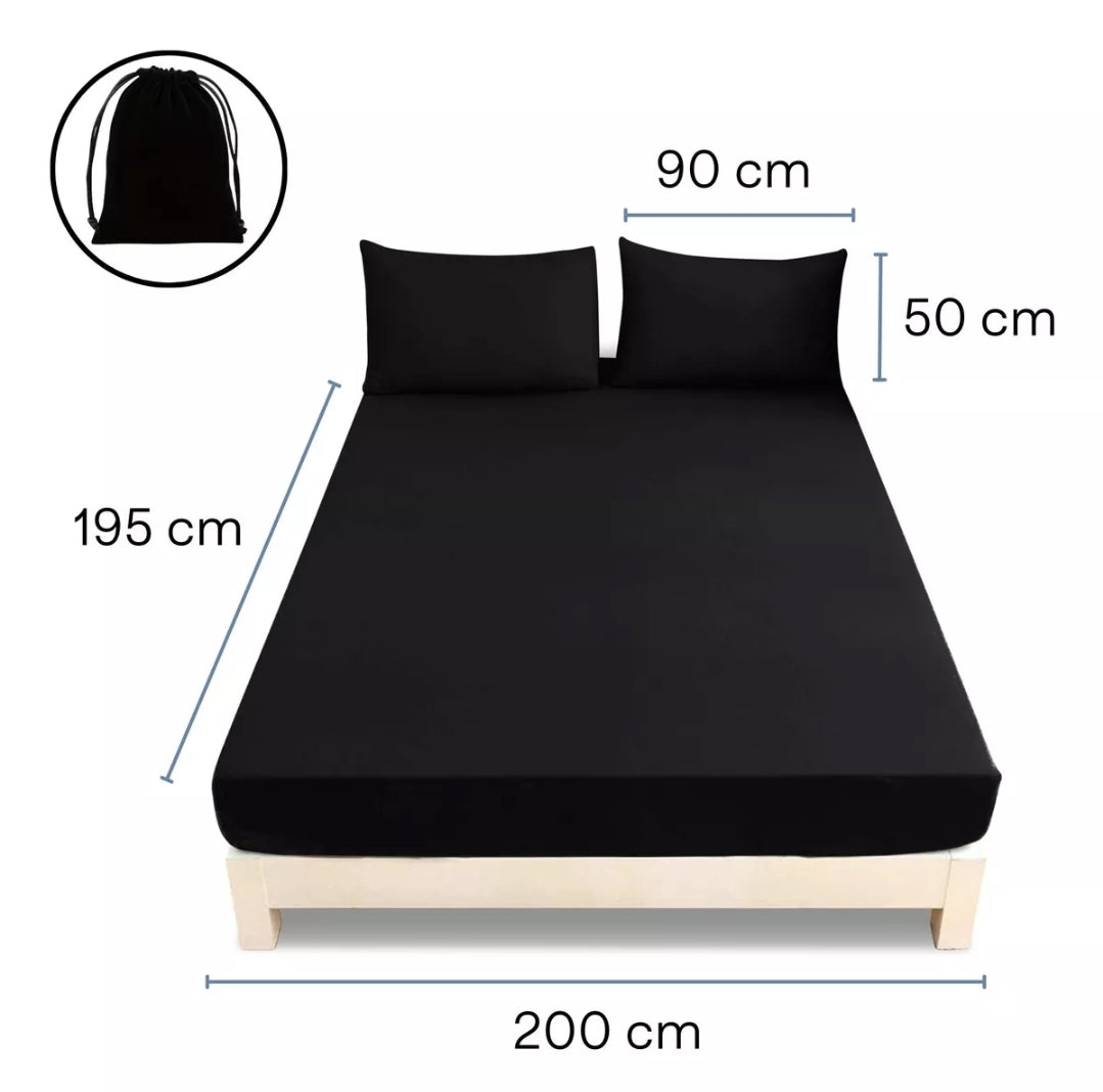 Funda con cierre para colchon KING + 2 FUNDAS DE ALMOHADA