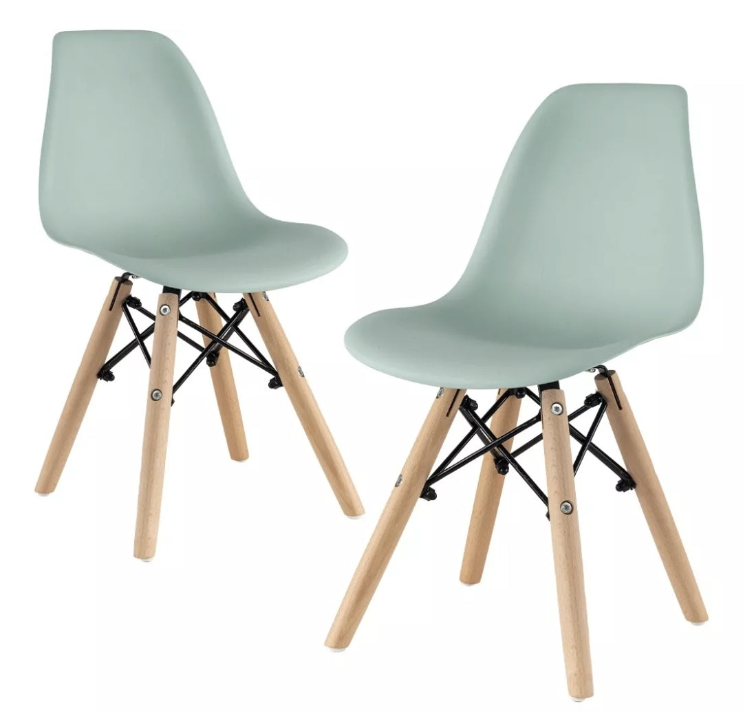 Set 2 sillas eames etapa PREESCOLAR