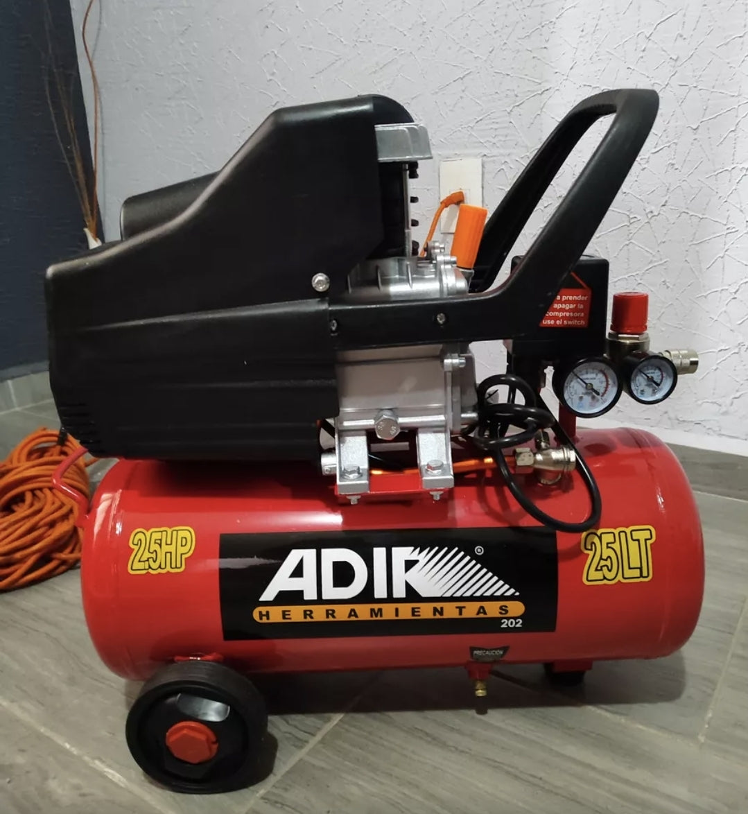 Compresor eléctrico lubricado 2.5Hp 25L