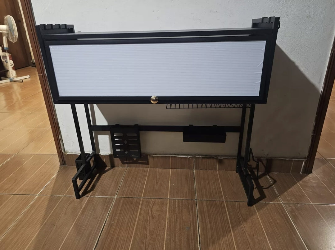 Escurridor de acero al carbono con puerta de 85cm