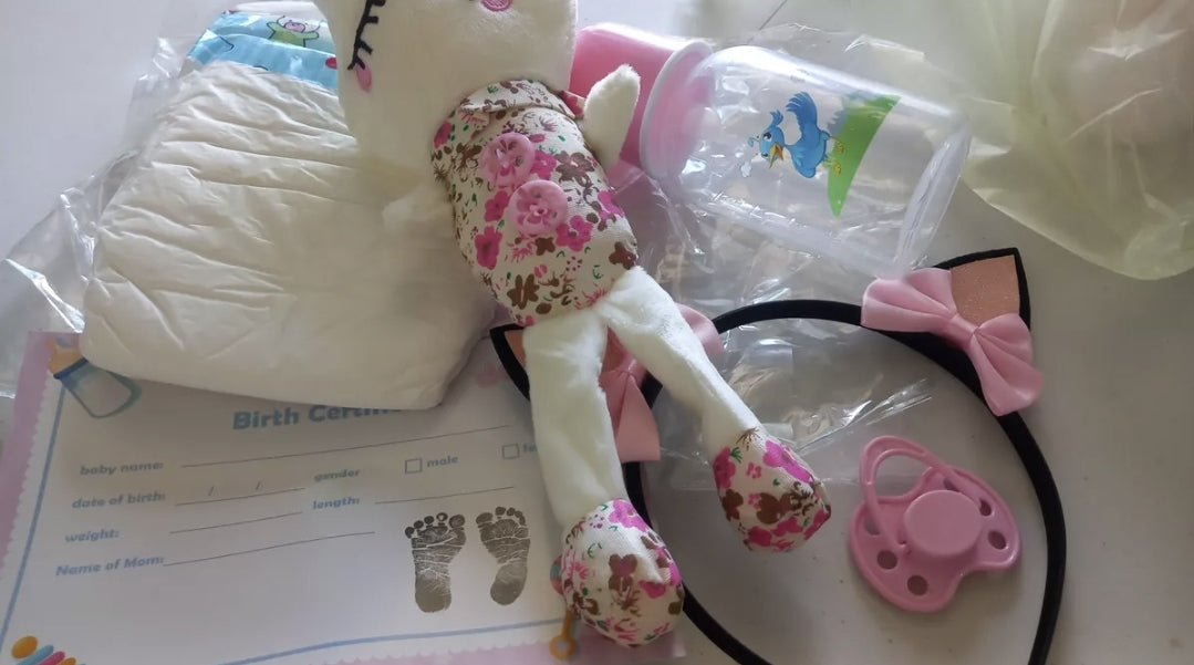 Muñeca TIPO Reborn de silicona 55cm