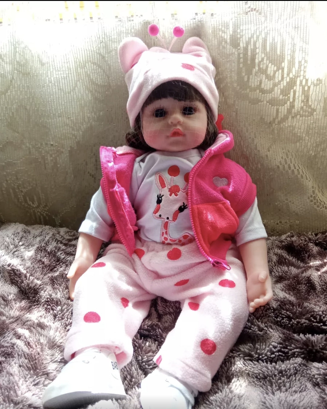 Muñeca de silicona con relleno 47cm