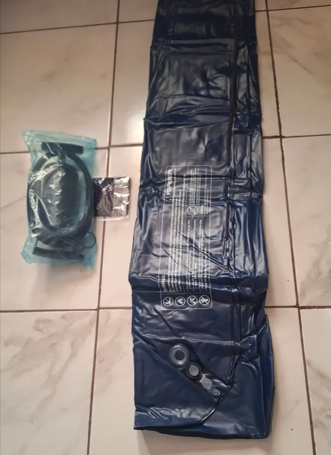Colchón Inflable Matrimonial Con Bomba Aire + 2 Almohadas