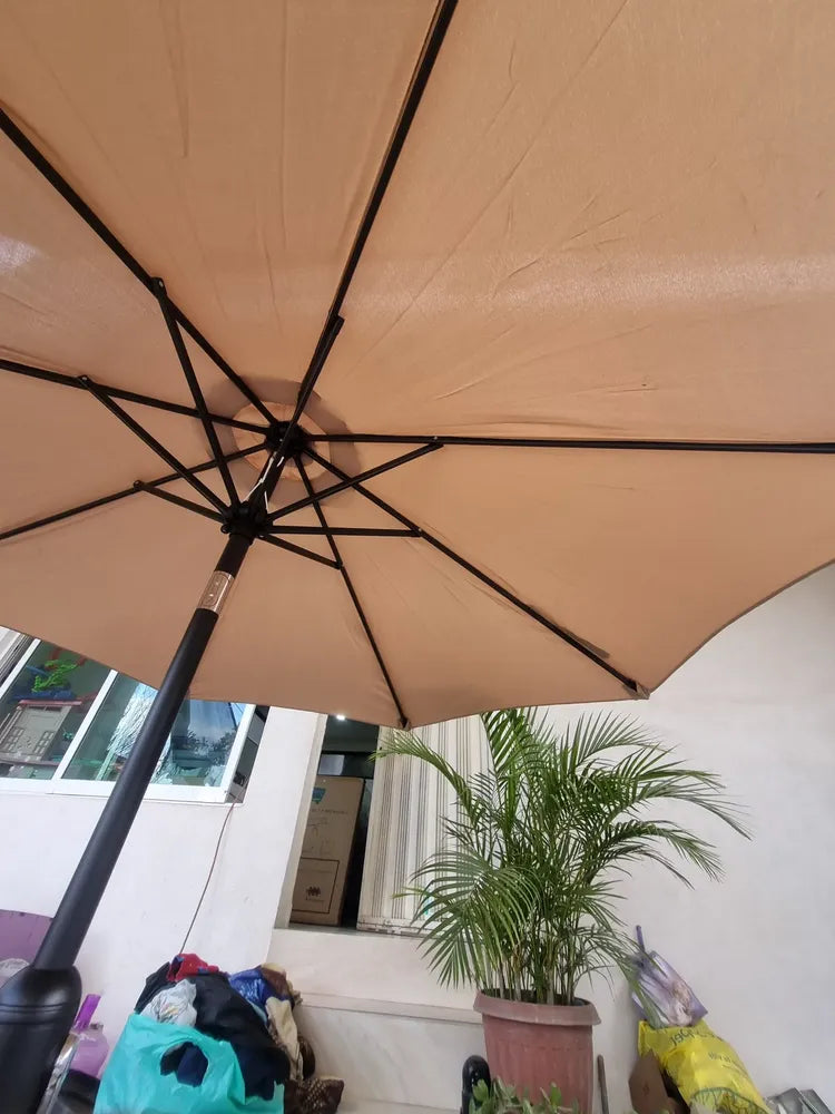 Sombrilla Para Jardin Y Playa 2.3m Exterior Plegable