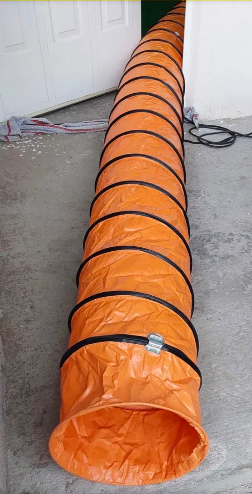 Extractor De Aire Industrial Ventilador 12'' Con Conducto 5m, 3300 Rpm