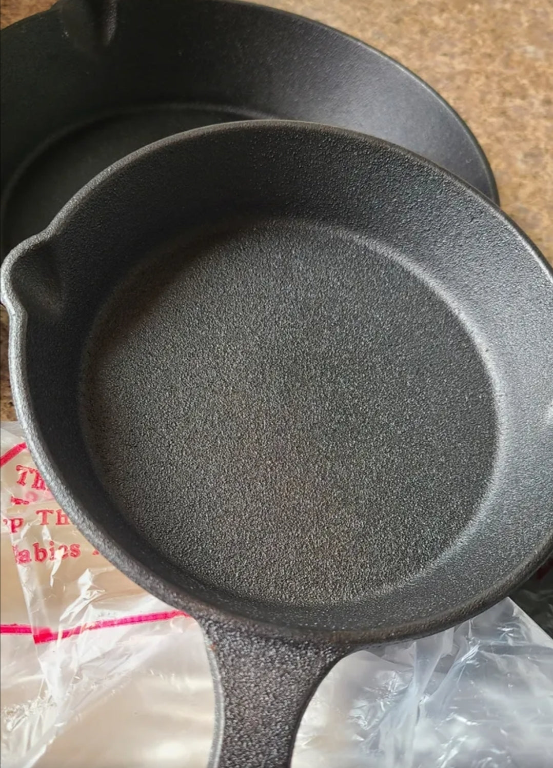 Sartén De Hierro Fundido Antiadherente 5 Piezas 10cm, 14cm, 16cm, 20cm, 26cm