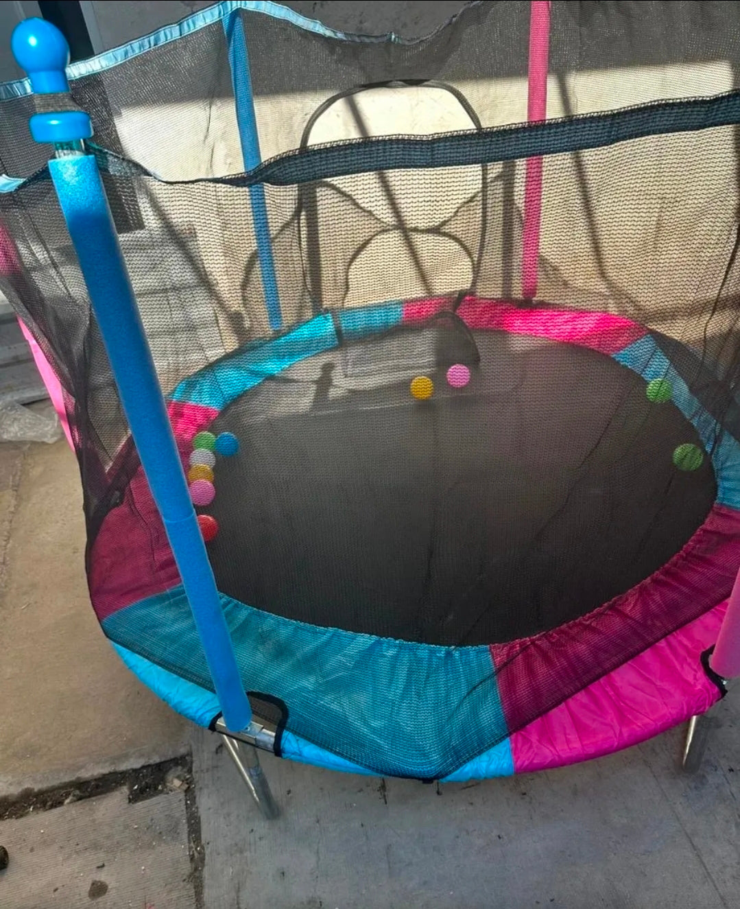 Trampolín infantil 1.5m con red de seguridad