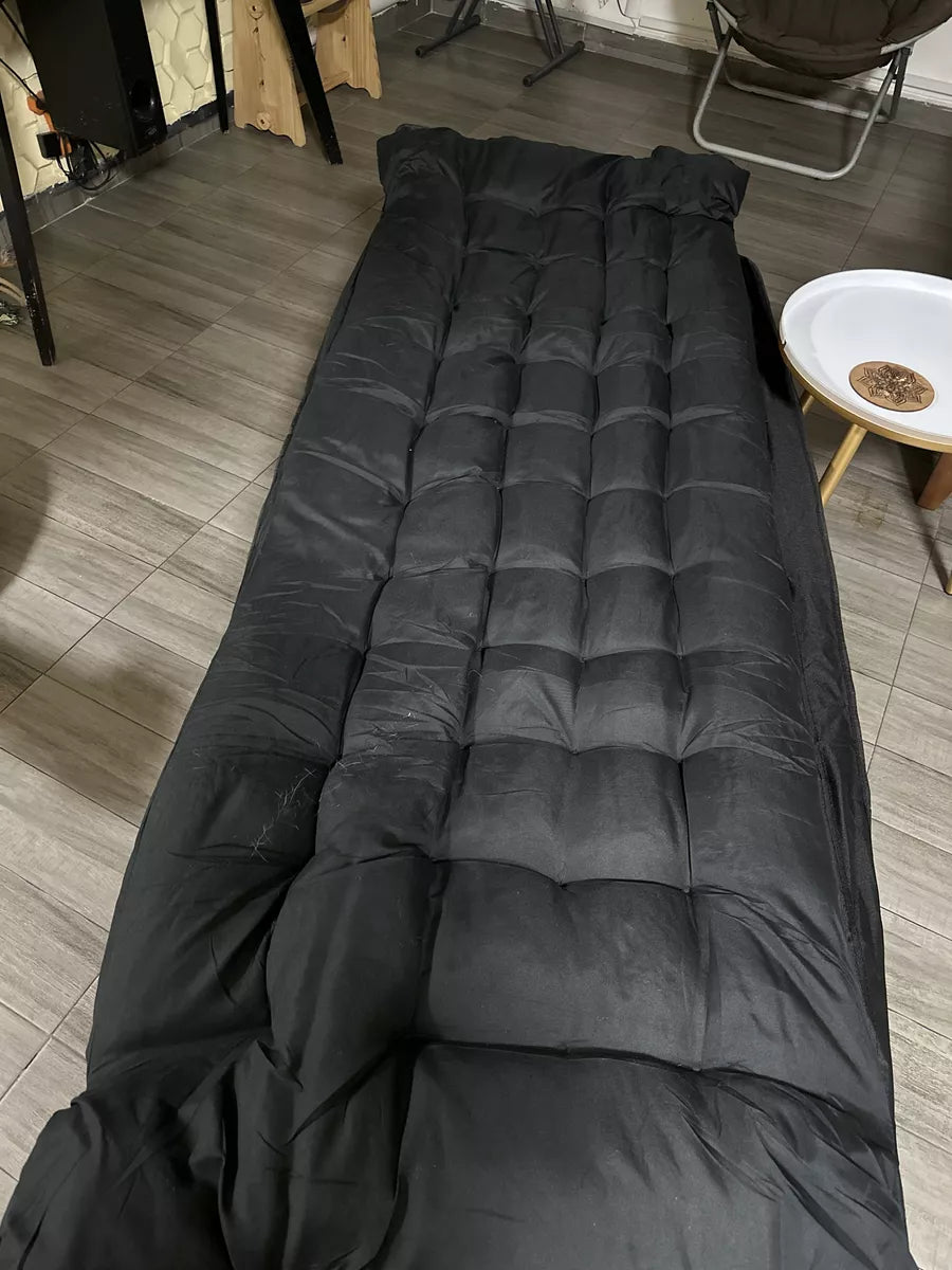 Catre Plegable Acampar Campismo Con Colchón 80x190cm