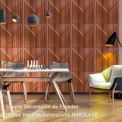 Paneles Decorativo 3d De Pared Para El Hogar 50x50cm