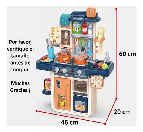 Cocinita infantil con luz y sonido 47x63cm