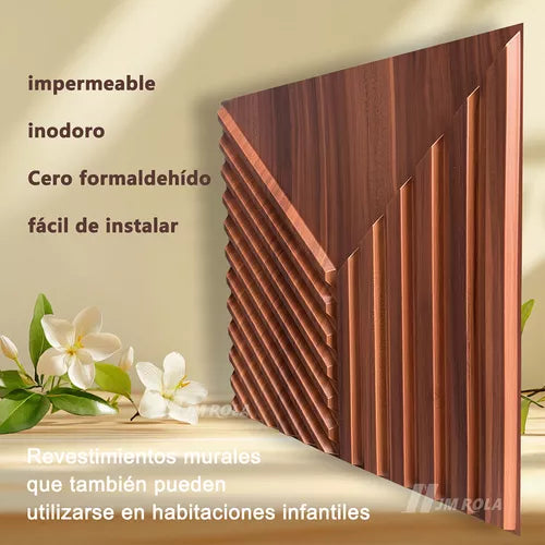 Paneles Decorativo 3d De Pared Para El Hogar 50x50cm