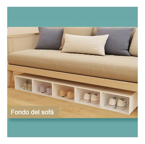 Cajas De Zapatos Apilables  PLÁSTICO FLEXIBLE ⚠️
