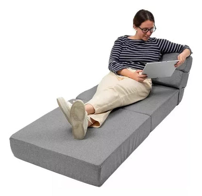 Sofa Cama Individual Sillon Puff Plegable 190x70x10cm (Entrega de 5 a 10 días)