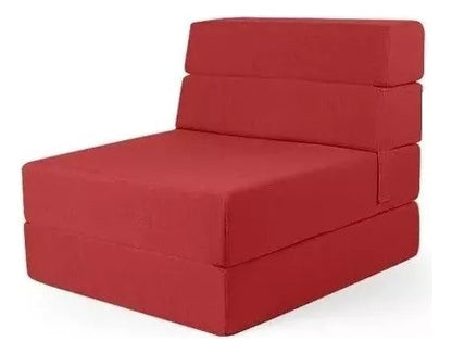 Sofa Cama Individual Sillon Puff Plegable 190x70x10cm (Entrega de 5 a 10 días)