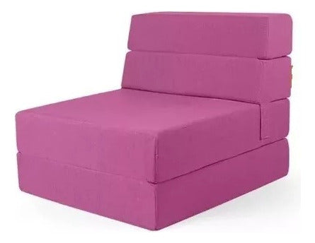 Sofa Cama Individual Sillon Puff Plegable 190x70x10cm (Entrega de 5 a 10 días)