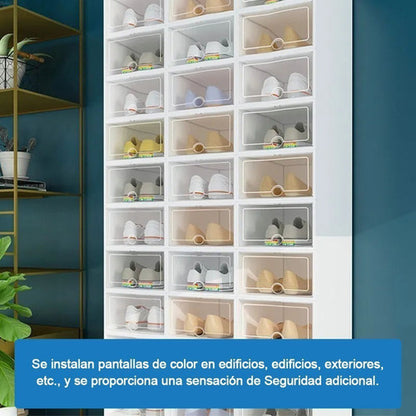 Cajas De Zapatos Apilables  PLÁSTICO FLEXIBLE ⚠️