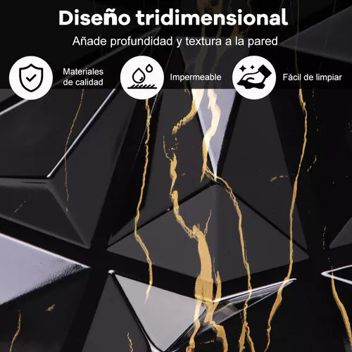 33piezas Paneles Decorativos 3d Pvc Para Paredes 30cm X 30cm