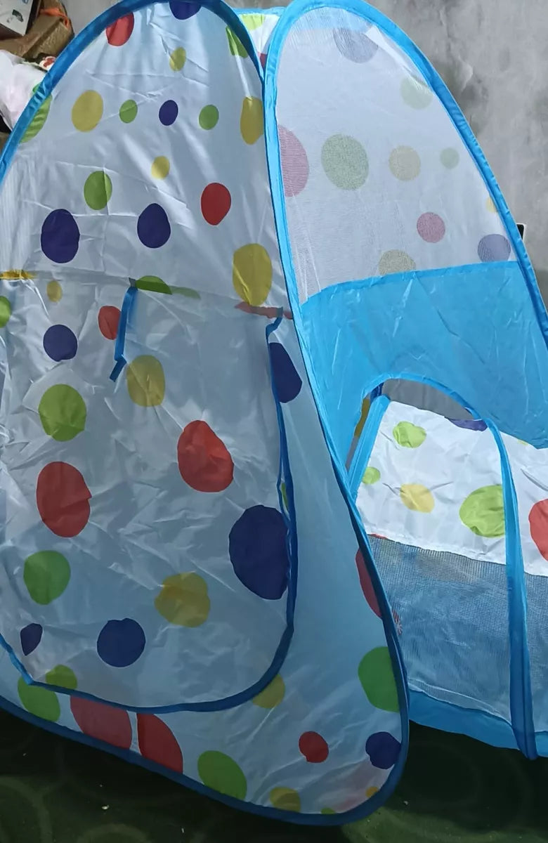 Tiendas Infantiles 3 En 1 Con Túnel, Piscina De Bolas Y Casa
