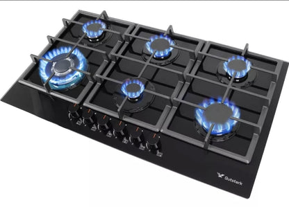 Parrilla de vidrio templado 6 quemadores 90x51cm GUTSTARK