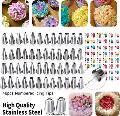 Kit De Decoración De Pasteles Set De Reposteria 322pzs