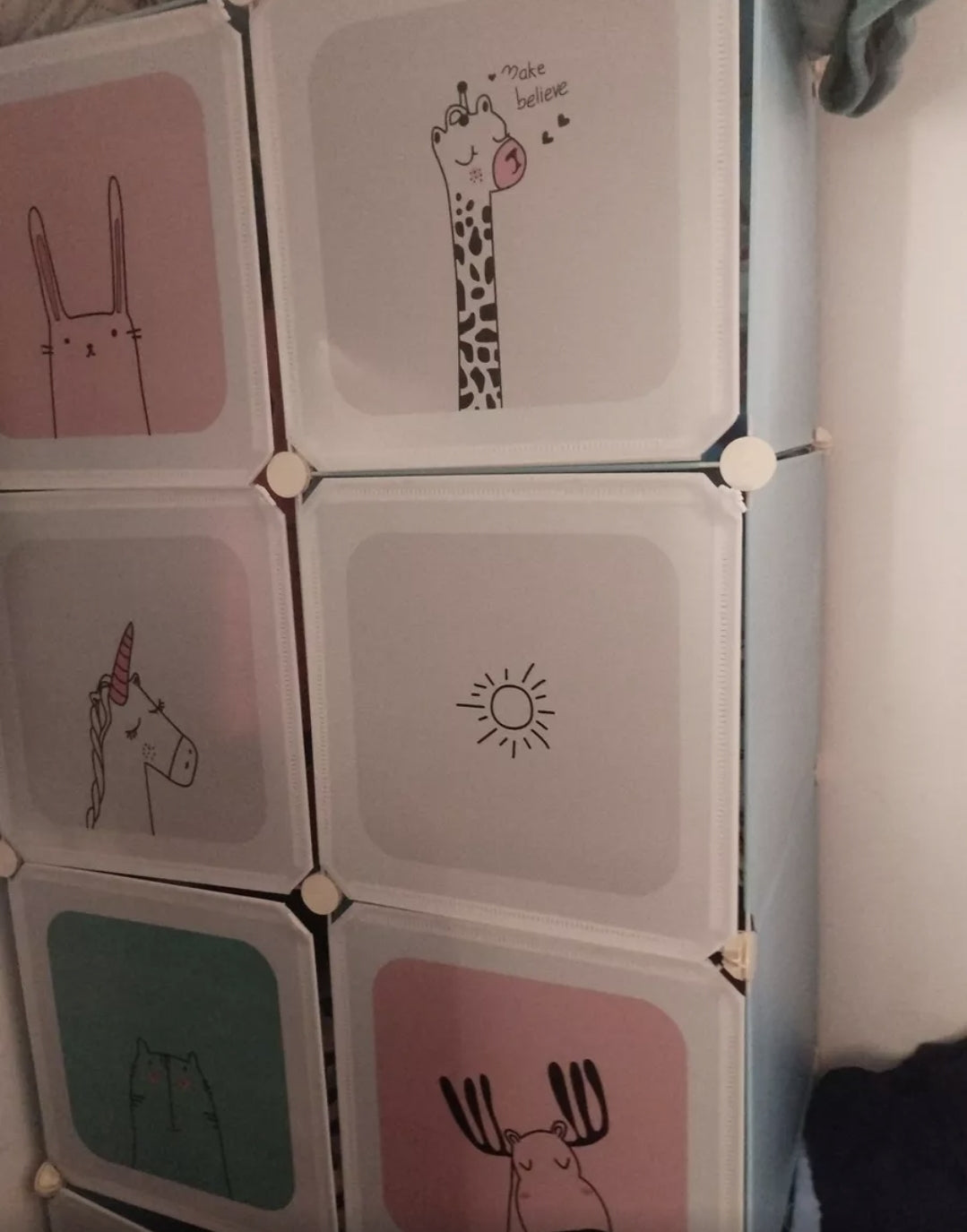 Closet Armario infantil plegable 4 niveles