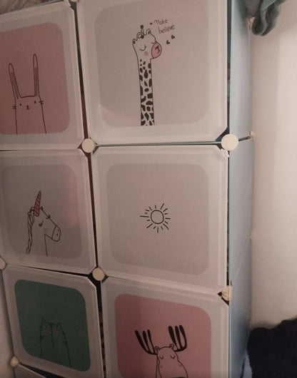Closet Armario infantil plegable 4 niveles