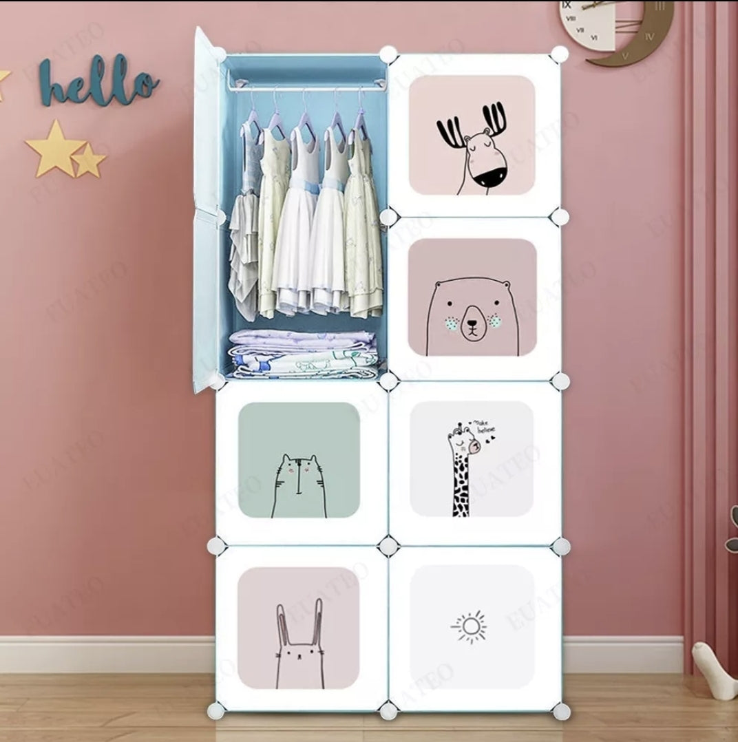 Closet Armario infantil plegable 4 niveles