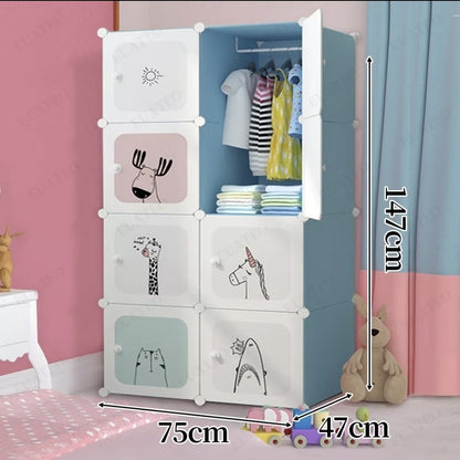 Closet Armario infantil plegable 4 niveles