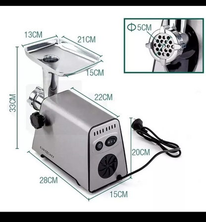 Molino de carne acero inoxidable 2800 w