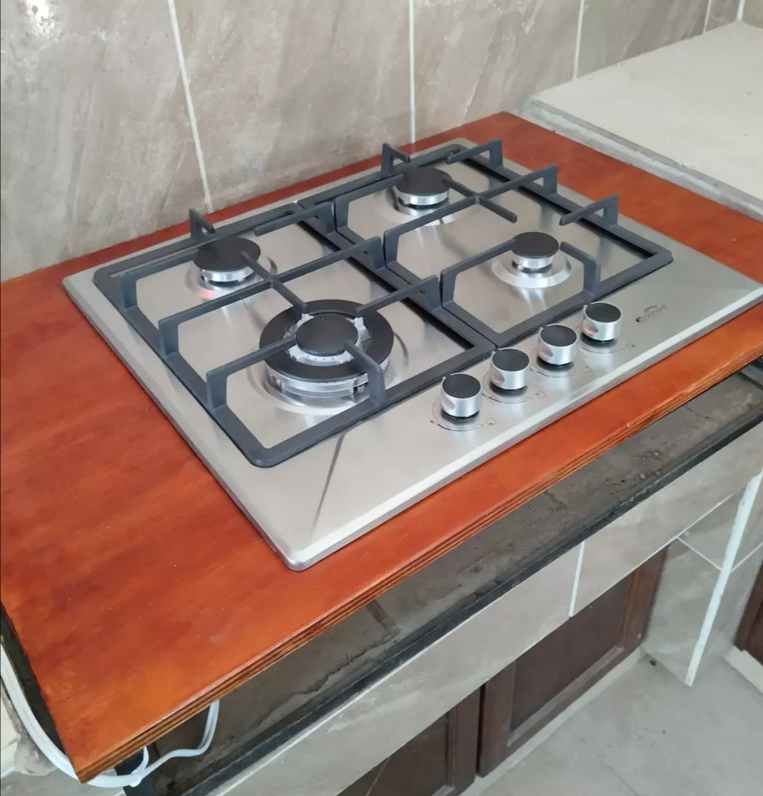 PARRILLA ECOCINARE ACERO INOXIDABLE 4 QUEMADORES