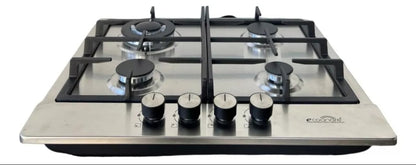 PARRILLA ECOCINARE ACERO INOXIDABLE 4 QUEMADORES