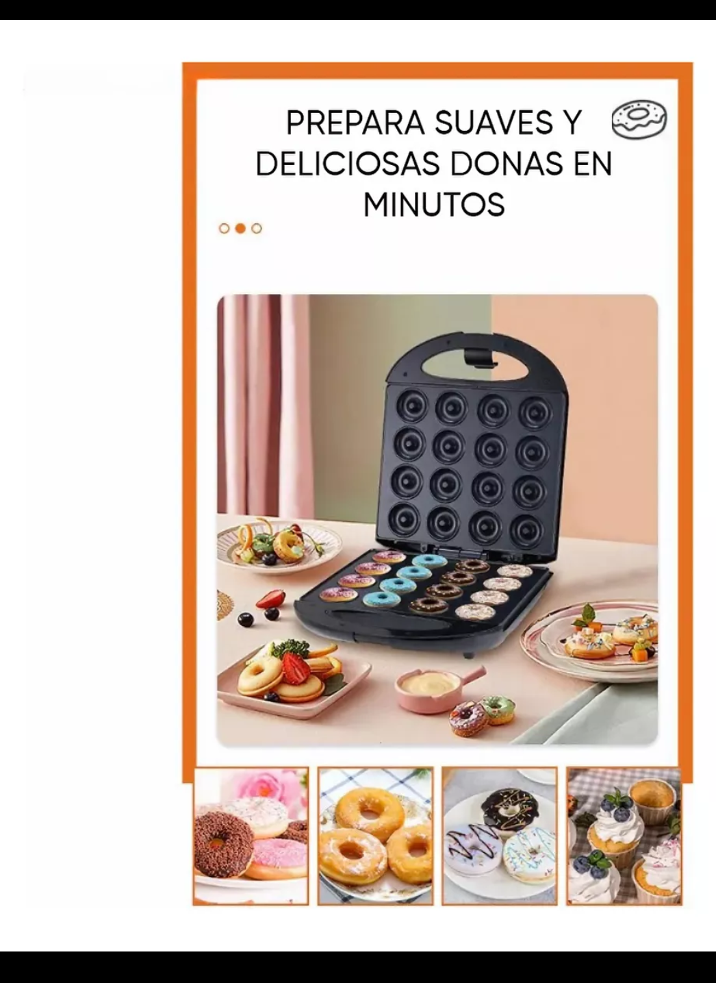 Máquina para 16 minidonas