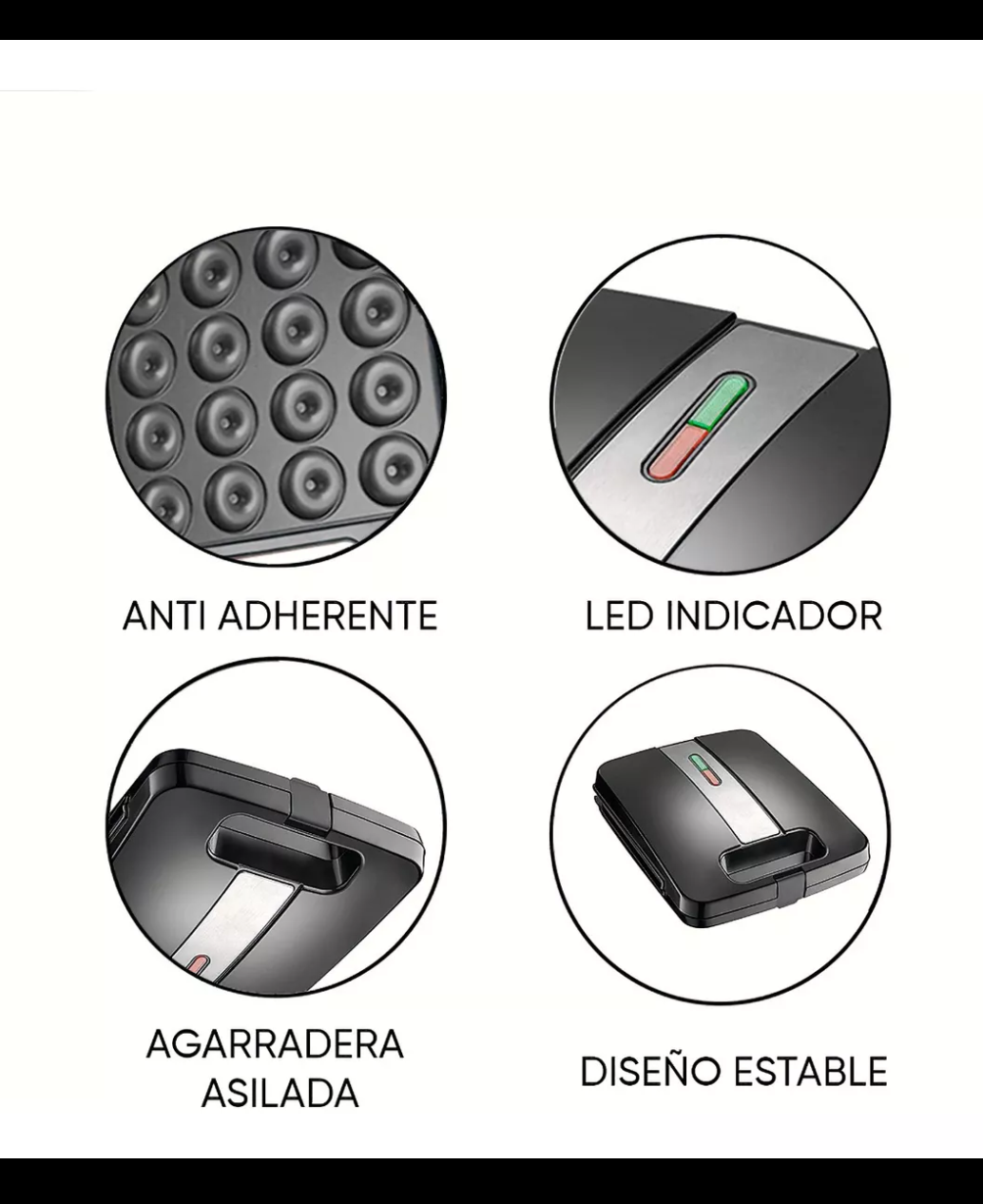 Máquina para 16 minidonas