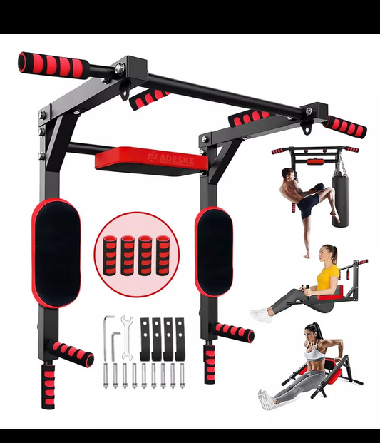 Barra 8 en 1 multifuncional ejercicio gym