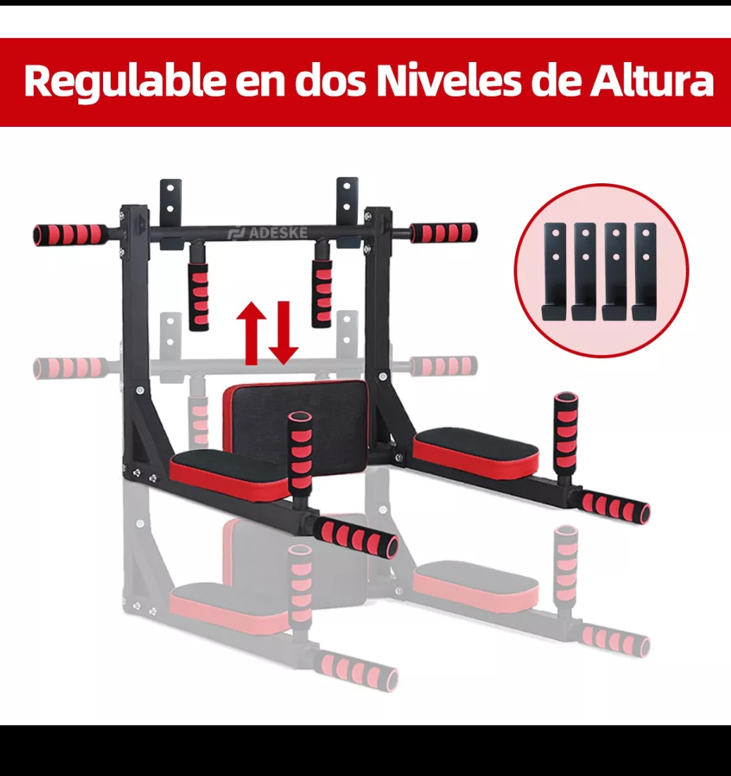Barra 8 en 1 multifuncional ejercicio gym