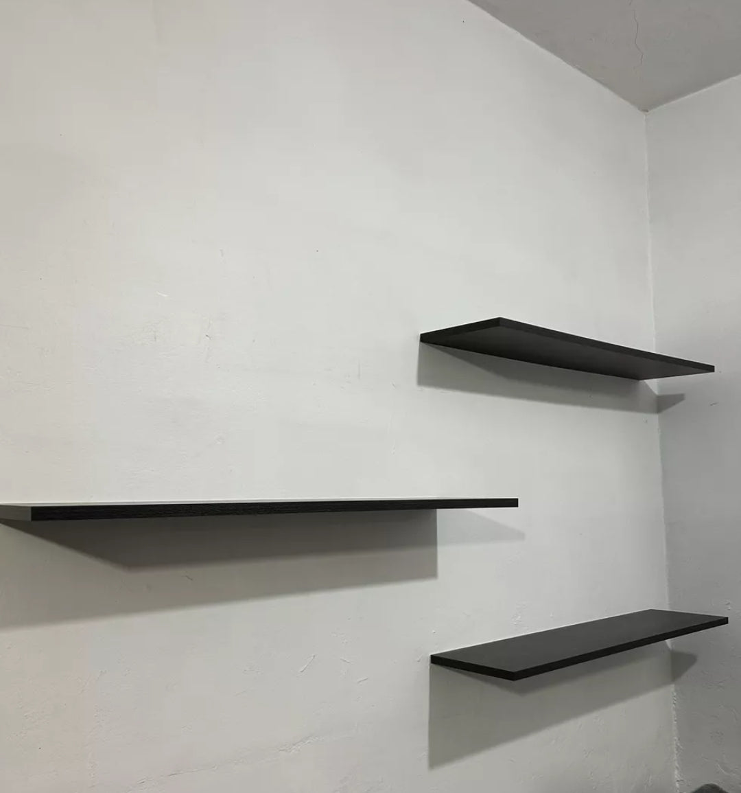 Repisas Flotantes Modernas de Melanina 80x20