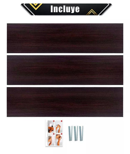 Repisas Flotantes Modernas de Melanina 80x20