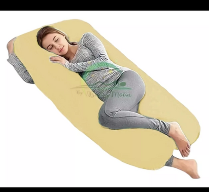 Almohada para embarazo y lactancia jumbo + regalo microgel