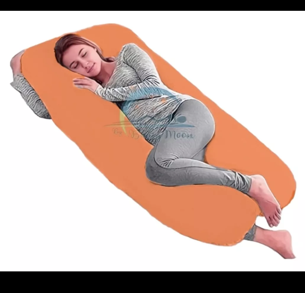 Almohada para embarazo y lactancia jumbo + regalo microgel