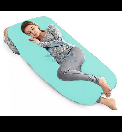 Almohada para embarazo y lactancia jumbo + regalo microgel