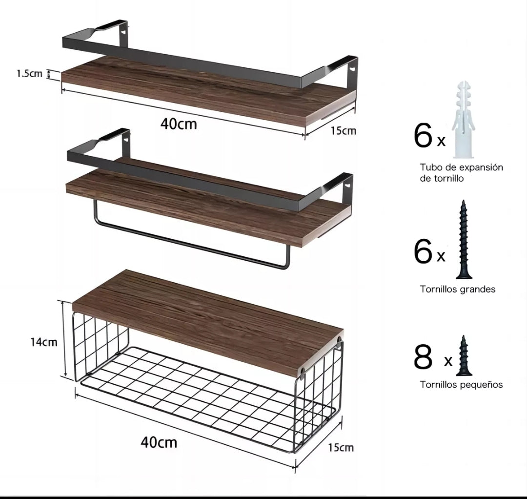 REPISAS Flotantes 40x15