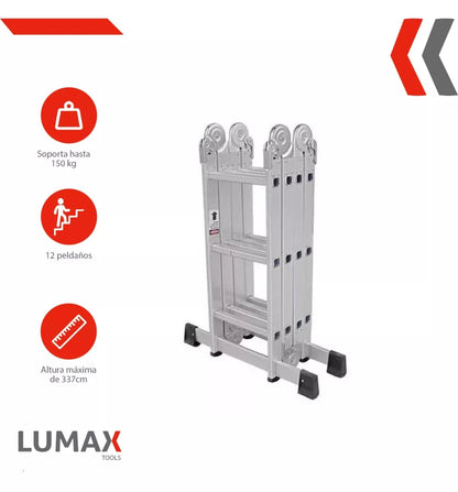 Escalera Multiposiciones 12 Escalones