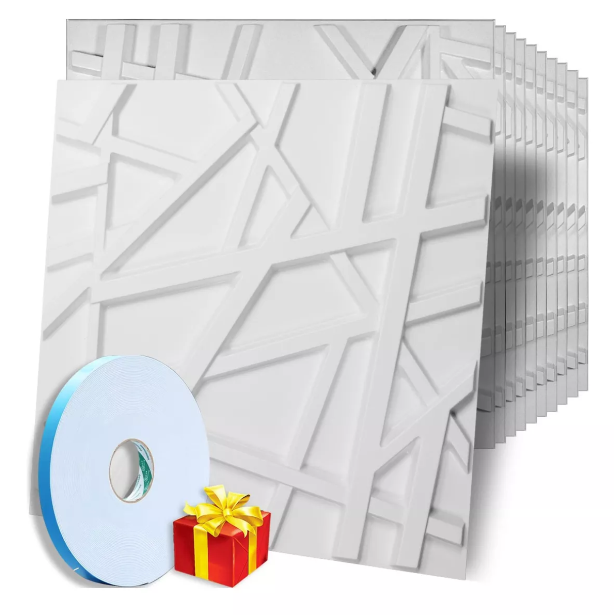 Paneles Decorativos PVC 50x50 Cm