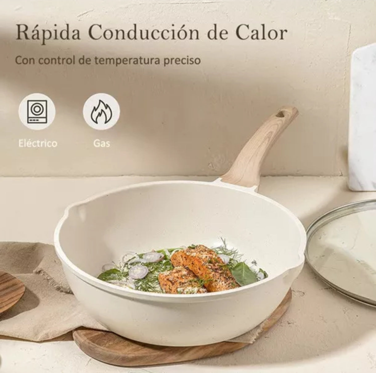 Batería de Cocina 10 pz Vanow Sophia