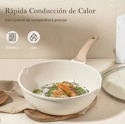 Batería de Cocina 10 pz Vanow Sophia